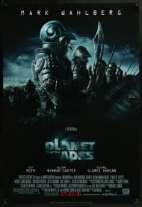 2k691 PLANET OF THE APES style C advance DS 1sh 2001 Tim Burton, great image of huge ape army!