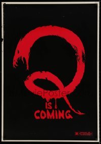 2k703 Q teaser 1sh 1982 Winged Serpent Quetzalcoatl, Michael Moriarty, Candy Clark!