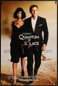 2k704 QUANTUM OF SOLACE advance 1sh 2008 Daniel Craig as James Bond, sexy Olga Kurylenko!