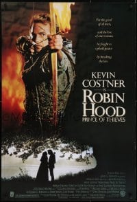 2k732 ROBIN HOOD PRINCE OF THIEVES 1sh 1991 cool image of Kevin Costner, for the good of all men!