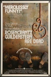 2k741 ROSENCRANTZ & GUILDENSTERN ARE DEAD 1sh 1990 Gary Oldman, Tim Roth, Dreyfuss, cool image!