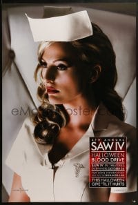 2k753 SAW IV 1sh 2007 Tobin Bell, Halloween blood drive, profile image of sexy nurse by Tim Palen!
