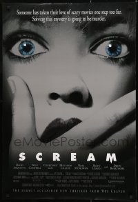 2k755 SCREAM DS 1sh 1996 directed by Wes Craven, David Arquette, Neve Campbell!
