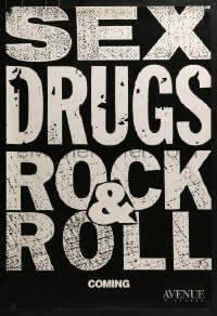 2k764 SEX, DRUGS, ROCK & ROLL teaser 1sh 1991 Eric Bogosian one-man show!