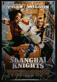 2k769 SHANGHAI KNIGHTS int'l advance DS 1sh 2003 Jackie Chan & Owen Wilson in martial arts western!