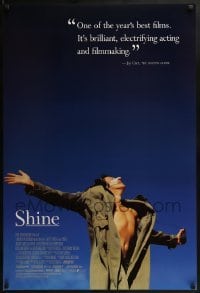 2k774 SHINE DS 1sh 1996 Australian biography of pianist David Helfgott starring Geoffrey Rush!