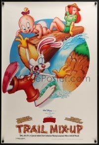 2k903 TRAIL MIX-UP DS 1sh 1993 cartoon art Roger Rabbit, Baby Herman, Jessica Rabbit!