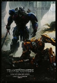 2k911 TRANSFORMERS: THE LAST KNIGHT teaser DS 1sh 2017 other must die so world lives, cast image!