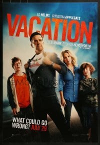 2k935 VACATION teaser DS 1sh 2015 Ed Helms, Christina Applegate, Hemsworth, what could go wrong?