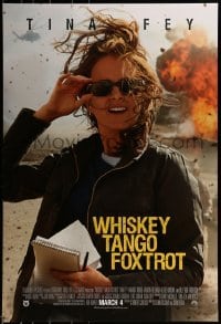 2k962 WHISKEY TANGO FOXTROT advance DS 1sh 2016 great image of war journalist Tina Fey!