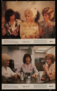 2m031 9 TO 5 8 color 8x10 stills 1980 Dolly Parton, Jane Fonda & Lily Tomlin w/tied up Dabney Coleman!