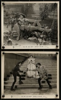 2m889 ADVENTURES OF DON JUAN 3 8x10 stills 1949 great images of Errol Flynn and Viveca Lindfors!