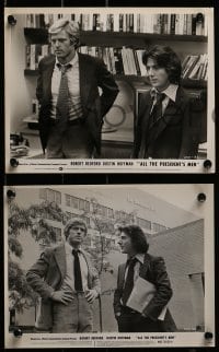 2m588 ALL THE PRESIDENT'S MEN 8 8x10 stills 1976 Hoffman & Redford as Woodward & Bernstein!