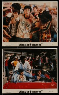 2m170 ALMOST SUMMER 4 8x10 mini LCs 1978 Bruno Kirby, Lee Purcell, high school cheerleader sex!