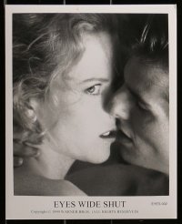 2m609 EYES WIDE SHUT 8 8x10 stills 1999 Stanley Kubrick, romantic images of Cruise & Nicole Kidman!