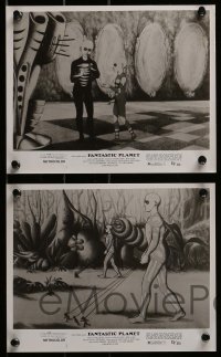 2m790 FANTASTIC PLANET 5 8x10 stills 1973 La Planete Sauvage, wild sci-fi cartoon art, Cannes winner!