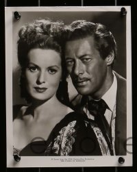 2m794 FOXES OF HARROW 5 8x10 stills 1947 great images of Rex Harrison & pretty Maureen O'Hara!