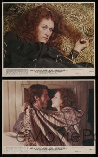 2m159 FRENCH LIEUTENANT'S WOMAN 5 8x10 mini LCs 1981 images of pretty Meryl Streep, Jeremy Irons!