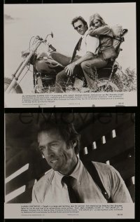 2m456 GAUNTLET 10 from 7.25x9.75 to 8x10.25 stills 1977 star & director Clint Eastwood, Sondra Locke!