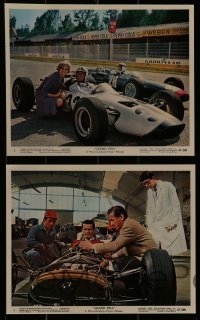 2m021 GRAND PRIX 10 color 8x10 stills 1967 Formula One race car driver James Garner, Marie Saint!