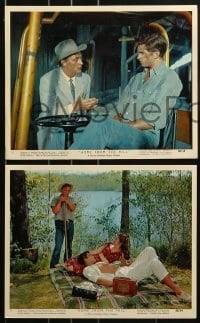 2m027 HOME FROM THE HILL 9 color 8x10 stills 1960 Robert Mitchum & Eleanor Parker laugh at script!