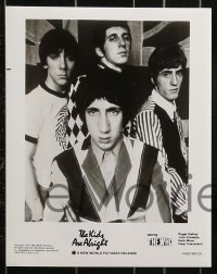 2m742 KIDS ARE ALRIGHT 6 8x10 stills 1979 Roger Daltrey, Peter Townshend, The Who, rock & roll!