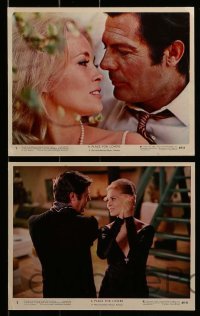 2m078 PLACE FOR LOVERS 8 color 8x10 stills 1969 Amanti, Faye Dunaway, Marcello Mastroianni!
