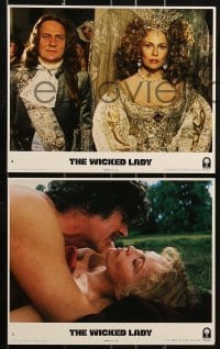 2m114 WICKED LADY 8 8x10 mini LCs 1983 directed by Michael Winner, Faye Dunaway, Alan Bates!