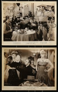 2m656 WOMAN OF THE TOWN 8 8x10 stills 1943 Albert Dekker, Claire Trevor, action you'll never forget!
