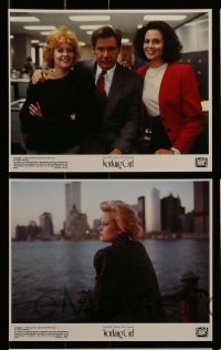 2m116 WORKING GIRL 8 color 8x10 stills 1988 Harrison Ford, Melanie Griffith & Weaver!