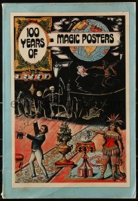 2p078 100 YEARS OF MAGIC POSTERS softcover book 1975 filled with full-page color artwork!