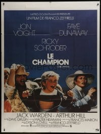 2p733 CHAMP French 1p 1979 different image of Jon Voight, Ricky Schroder & Faye Dunaway!