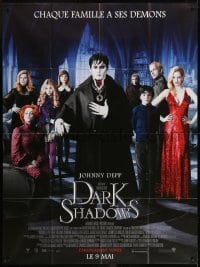 2p751 DARK SHADOWS advance French 1p 2012 Johnny Depp, Michelle Pfeiffer, Helena Carter, Tim Burton