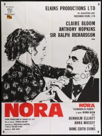 2p764 DOLL'S HOUSE French 1p 1973 art of Anthony Hopkins & Claire Bloom, Henrik Ibsen play, Nora!
