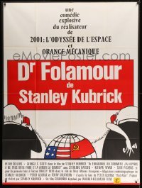 2p768 DR. STRANGELOVE French 1p R1970s Stanley Kubrick classic, Sellers, Tomi Ungerer art!