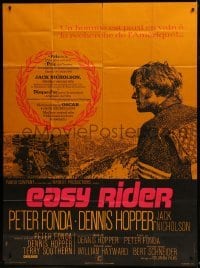 2p772 EASY RIDER French 1p R1970s Peter Fonda, motorcycle biker classic directed by Dennis Hopper