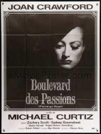 2p794 FLAMINGO ROAD French 1p R1980s Michael Curtiz, great close image of bad girl Joan Crawford!