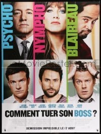 2p834 HORRIBLE BOSSES advance French 1p 2011 Jason Bateman, Aniston, Colin Farrell, Day, Spacey!
