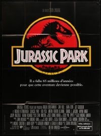 2p855 JURASSIC PARK French 1p 1993 Steven Spielberg, Richard Attenborough creates dinosaurs!