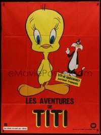 2p872 LES AVENTURES DE TITI French 1p 1970s cute image of Tweety Bird and Sylvester the cat!