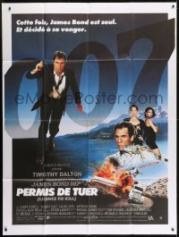 2p876 LICENCE TO KILL French 1p 1989 Timothy Dalton as James Bond, he's out for revenge!