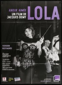 2p881 LOLA French 1p R2012 full-length photo of sexy cabaret singer Anouk Aimee, Jacques Demy