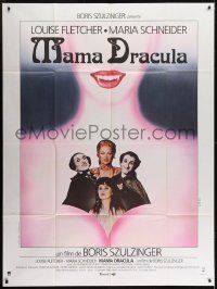 2p890 MAMA DRACULA French 1p 1980 vampire Louise Fletcher in title role, great Michel Landi art!