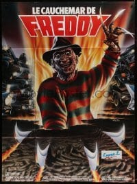 2p919 NIGHTMARE ON ELM STREET 4 French 1p 1989 different art of Englund as Freddy Krueger by Melki!