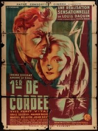 2p935 PREMIER DE CORDEE French 1p 1944 G.C. Chavanne art of Irene Corday & Andre le Gall!