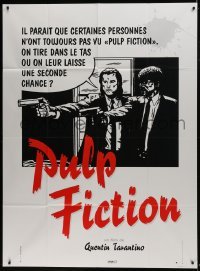 2p937 PULP FICTION French 1p 1994 Tarantino, should Travolta & Jackson give 'em a second chance?