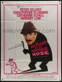 2p946 RETURN OF THE PINK PANTHER French 1p 1975 Peter Sellers as Inspector Jacques Clouseau!
