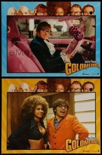 2p651 GOLDMEMBER 8 French LCs 2002 Mike Myers as Austin Powers, Beyonce Knowles, James Bond spoof!
