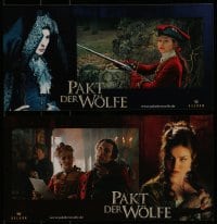 2p107 BROTHERHOOD OF THE WOLF 12 German LCs 2002 Christophe Gans' Le Pacte des Loups, great scenes!