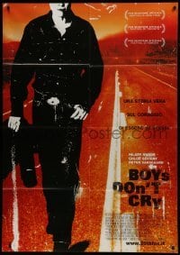 2p495 BOYS DON'T CRY Italian 1p 2000 a true story about finding the courage to be yourself